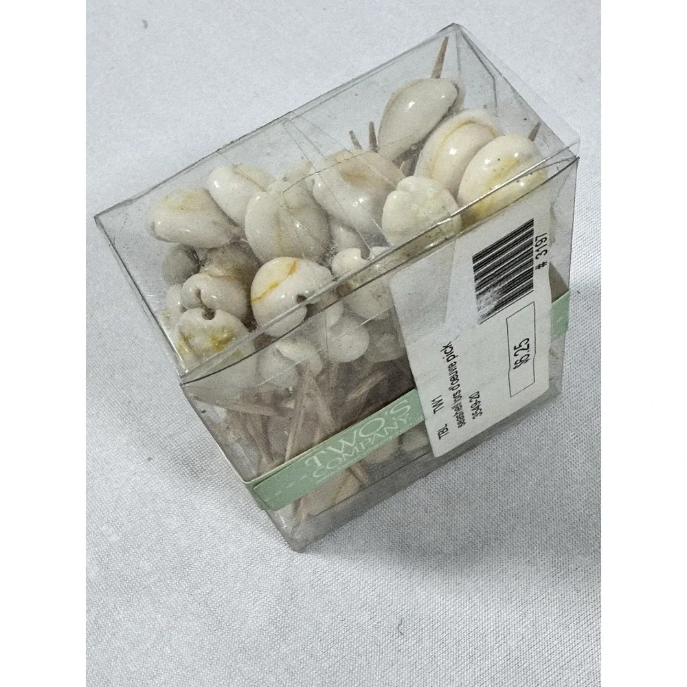 BNIB Two's Company Set Of 50‎ Shell Hor D'Oeuvre Toothpicks
